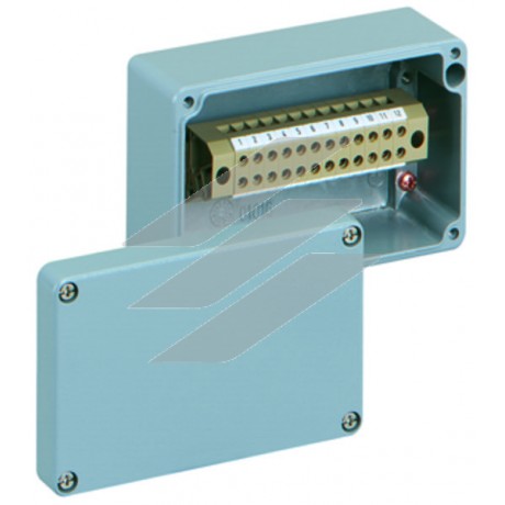 Корпус ALR 1308-4 (125х80х57мм), алюміній, клема 12х4мм², гладкі стінки, IP66, Spelsberg